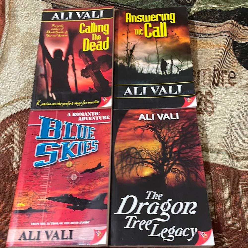 Lot of 4 ALI VALI Detective & Military Novels LGBTQ